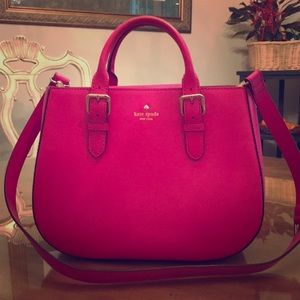 Kate Spade Fuschia Saffiano Satchel
